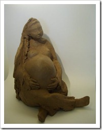 Emotions en gestation - Sculpture de Marielauterre